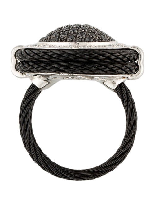 Charriol Diamond Celtic Noir Cocktail Ring