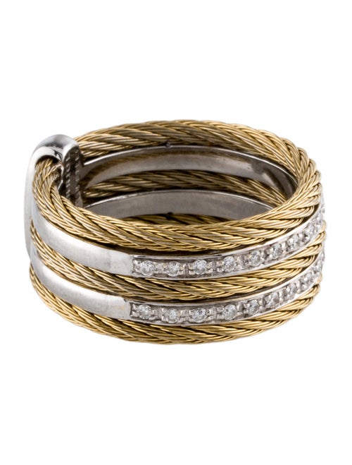 Charriol Diamond 5 Row Classique Band