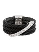 Charriol 18K Diamond Celtic Noir Band