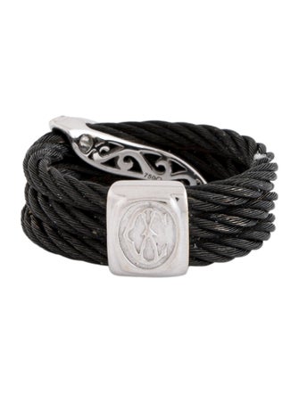 Charriol 18K Diamond Celtic Noir Band