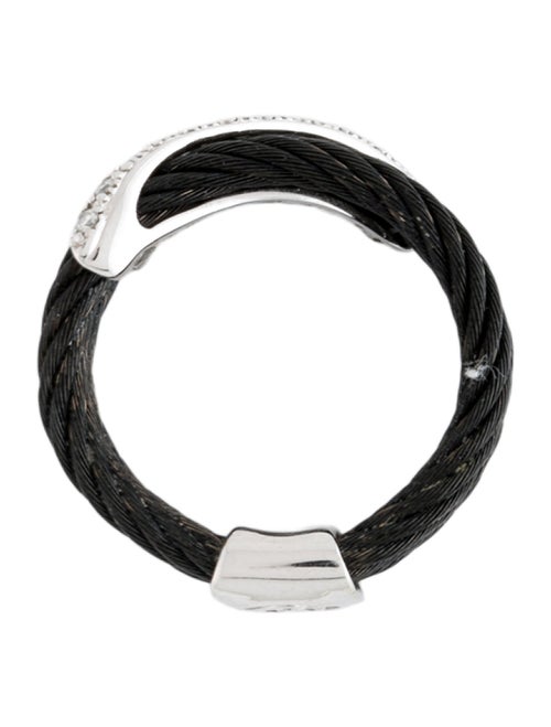 Charriol 18K Diamond Celtic Noir Band