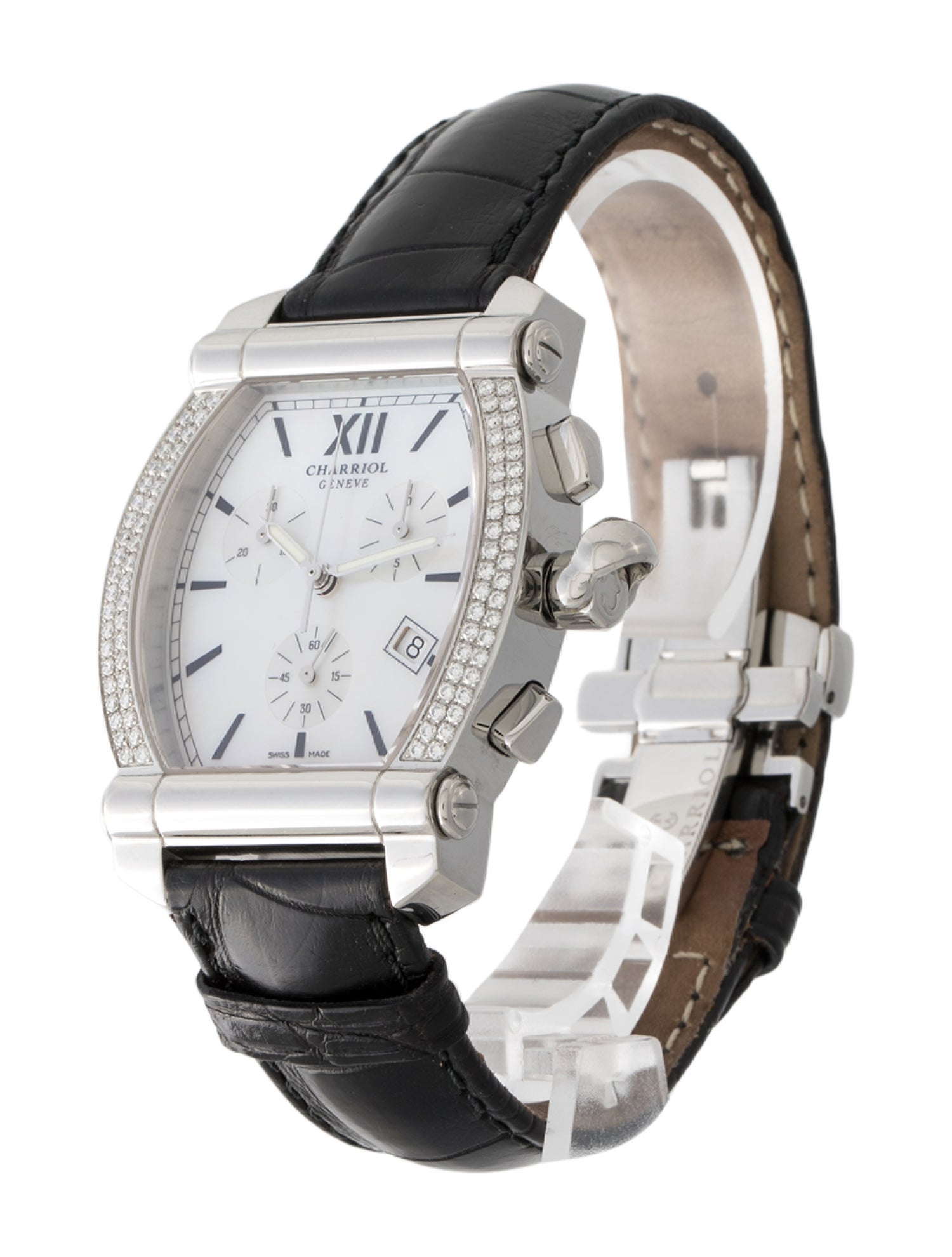 Charriol Colvmbvs Tonneau Chronograph Watch