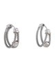 Charriol Diamond Cable Huggie Earrings