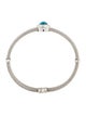 Charriol Topaz & Diamond Flamme Blanche Bangle Bracelet
