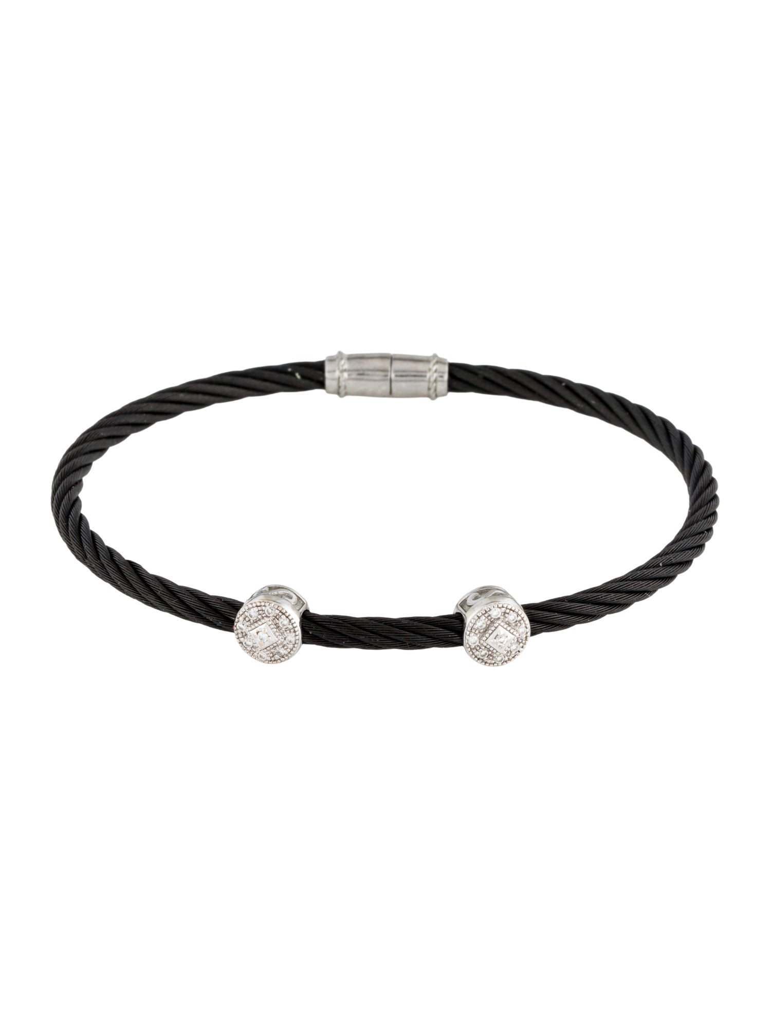 Charriol Diamond Two Station Bracelet
