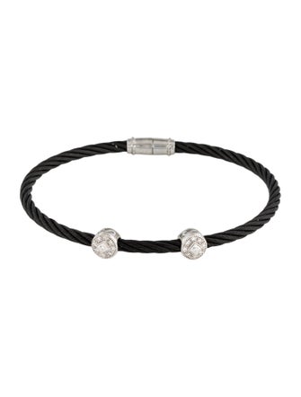 Charriol Diamond Two Station Bracelet