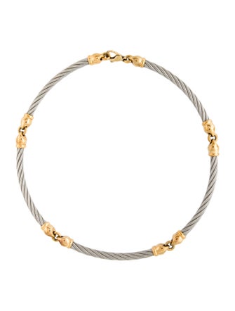 Charriol Cable Station Collar Necklace