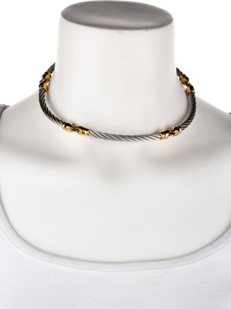 Charriol Cable Station Collar Necklace