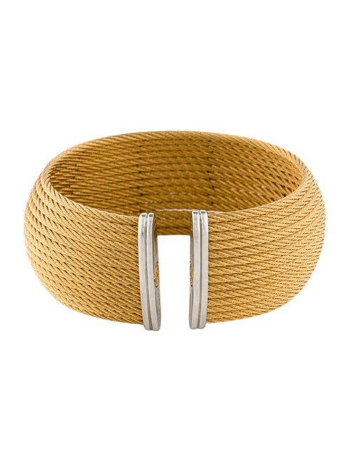 Charriol Two-Tone Celtic Wide Cuff