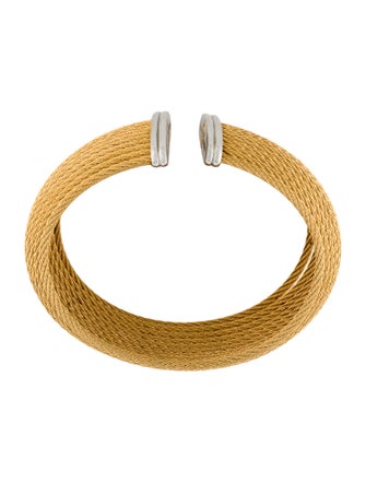 Charriol Two-Tone Celtic Wide Cuff