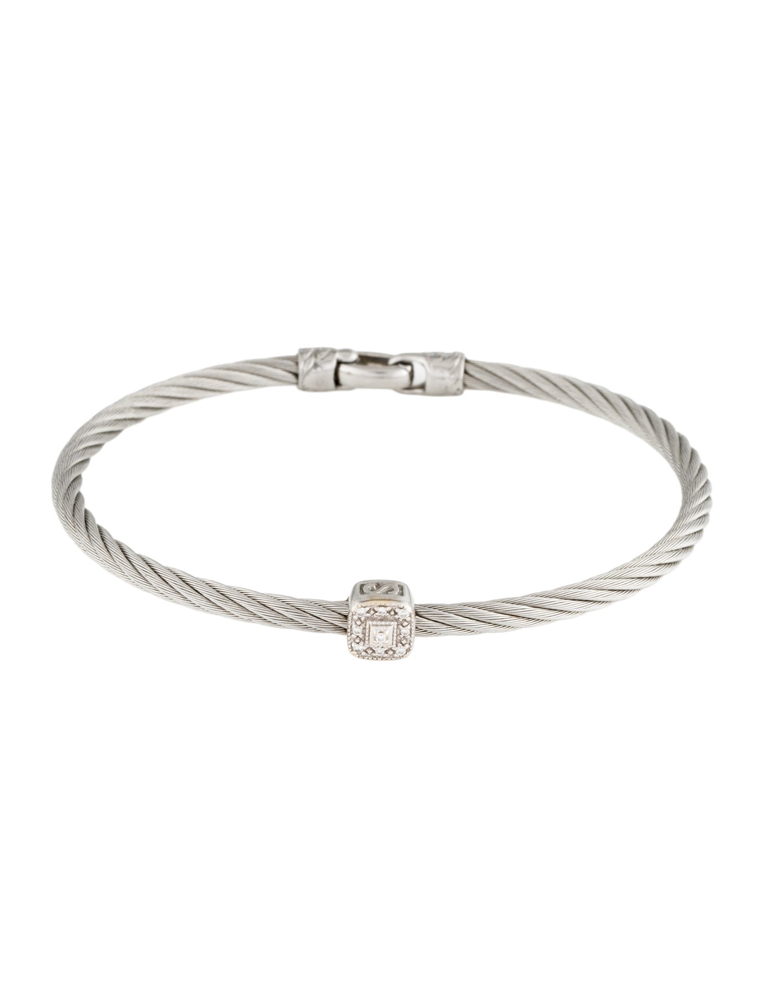 Charriol Diamond Single Station Bracelet