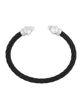 Charriol Moonstone Wire Cuff Bracelet