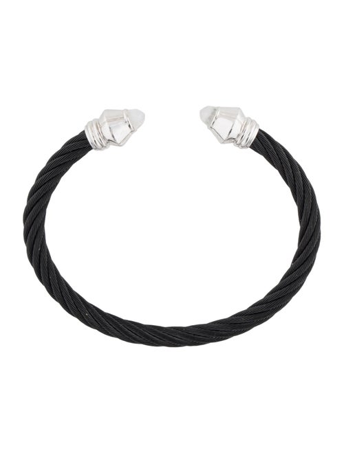Charriol Moonstone Wire Cuff Bracelet