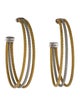 Charriol Two-Tone Intersection Hoop Earrings
