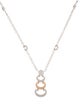 Charriol 18K Diamond 3 'C' Pendant Necklace