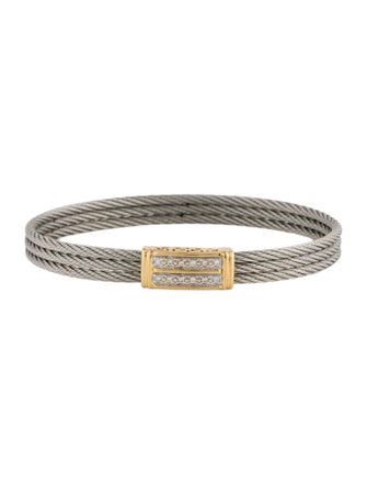 Charriol Diamond Station Bracelet