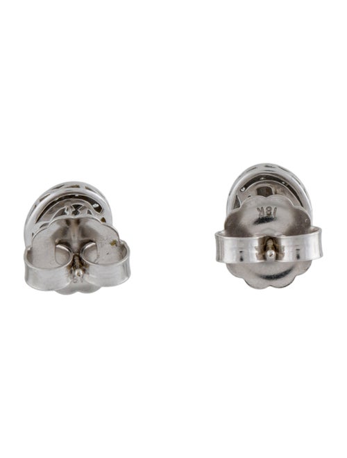 Charriol 18K Diamond Halo Stud Earrings