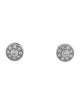 Charriol 18K Diamond Flamme Blanche Stud Earrings