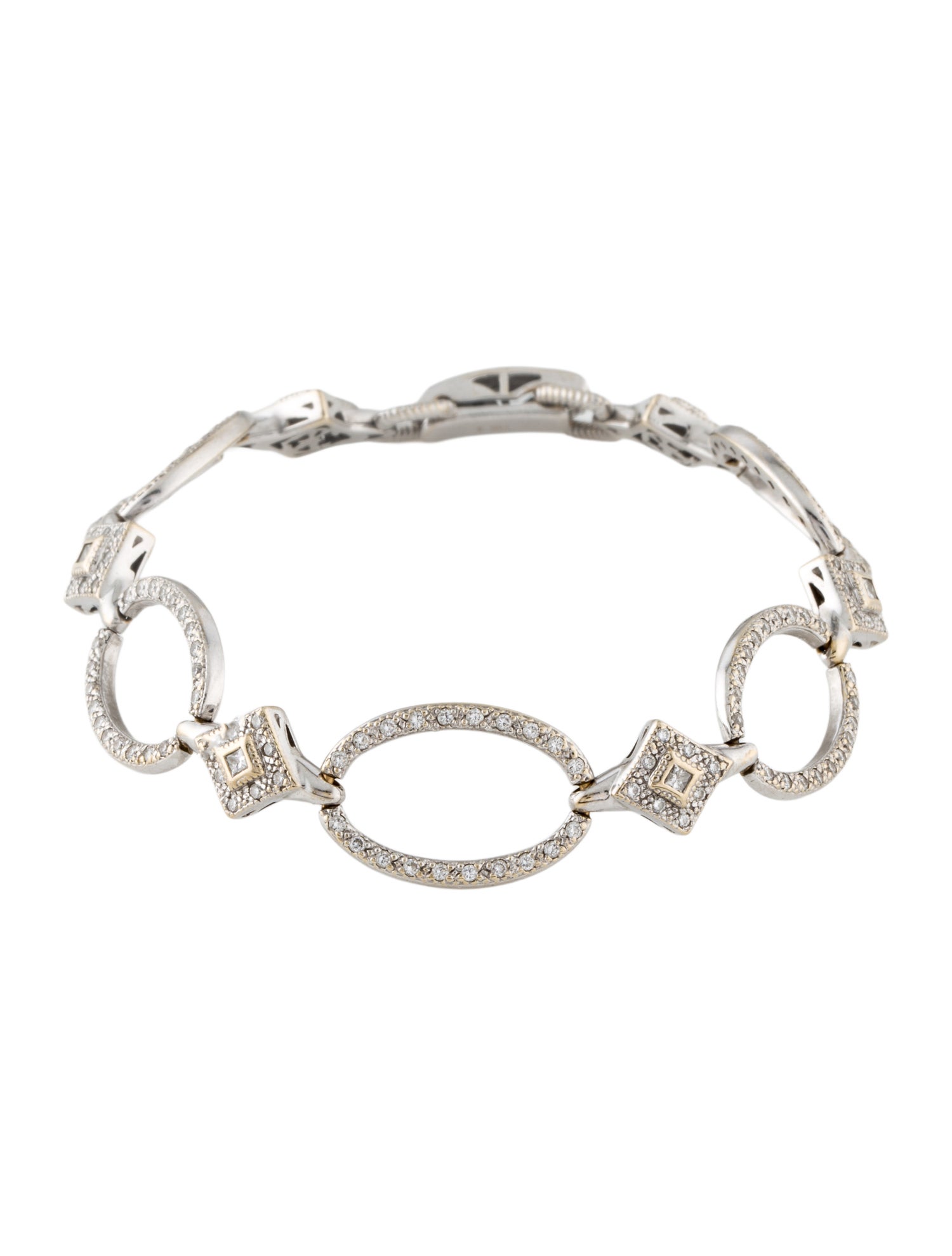 Charriol 18K Diamond Link Bracelet