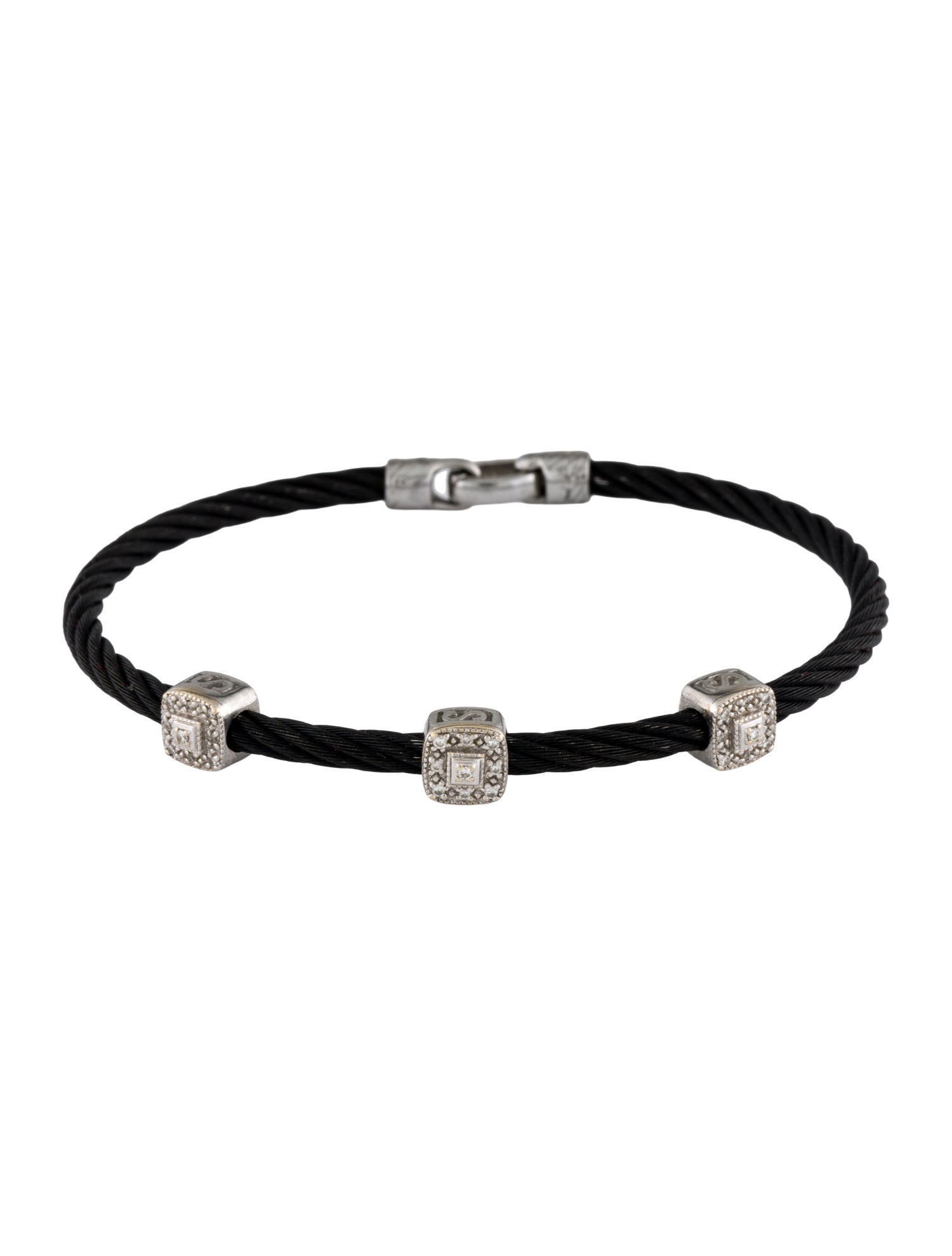 Charriol Diamond Cable Bracelet