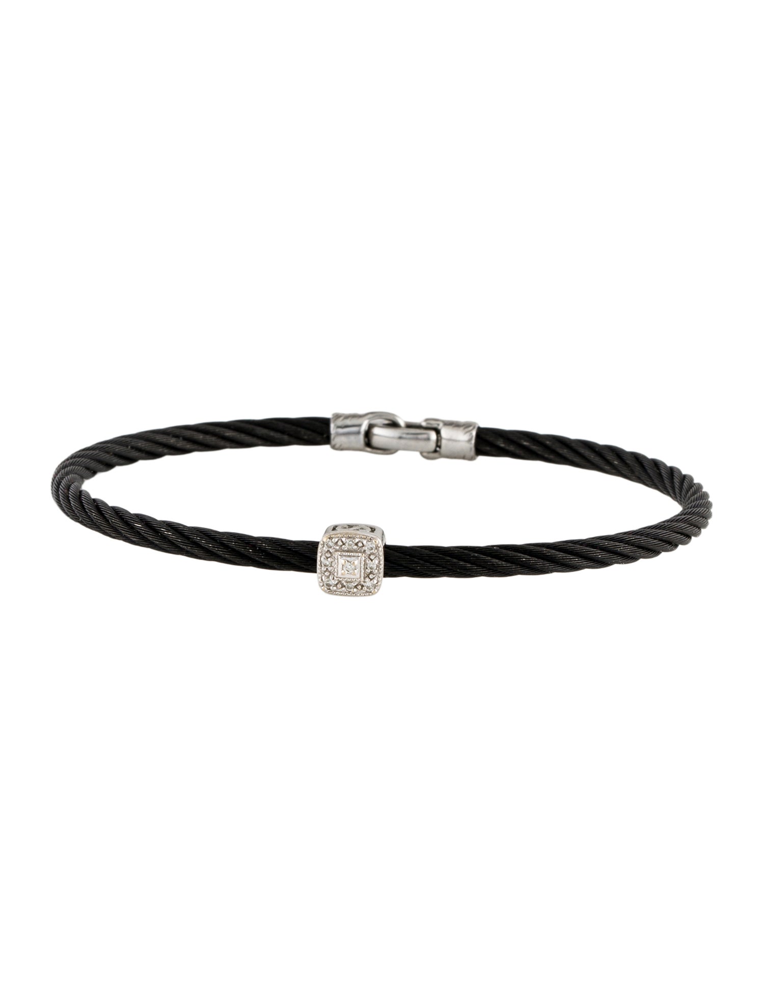 Charriol Diamond Station Cable Bracelet