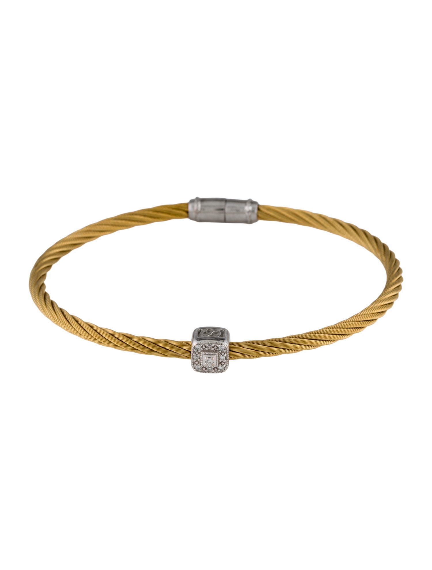 Charriol Diamond Station Bracelet