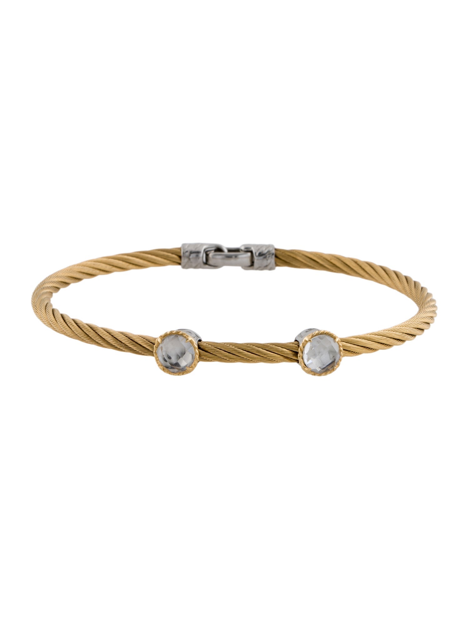 Charriol Topaz Station Cable Bracelet