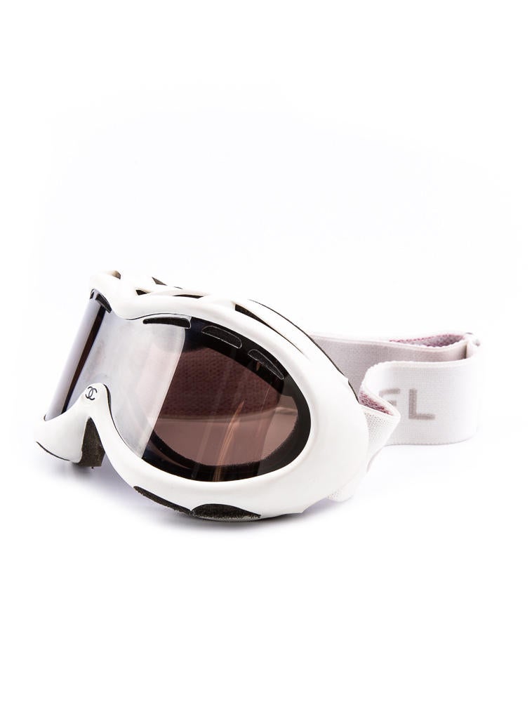 Chanel Ski Goggles White Other, Accessories CHA05306 The RealReal