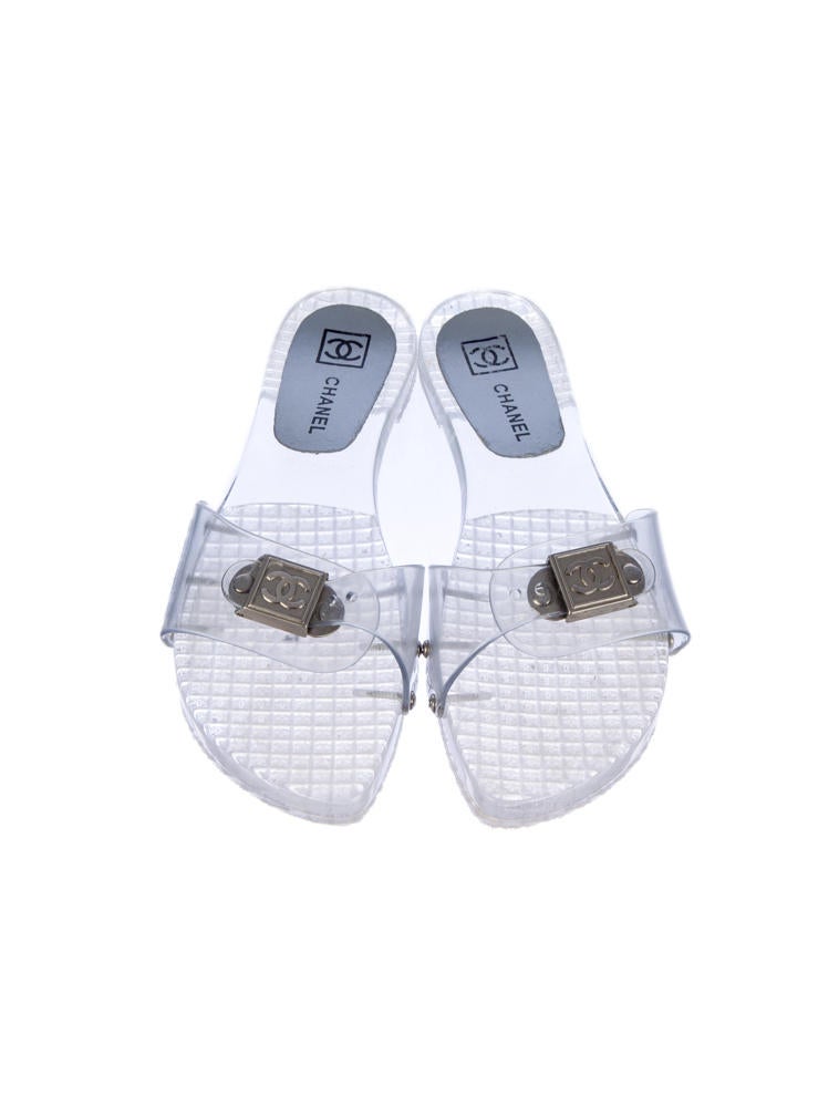 Chanel Jelly Slides