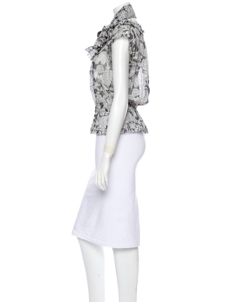 Chanel Silk Sheer Blouse