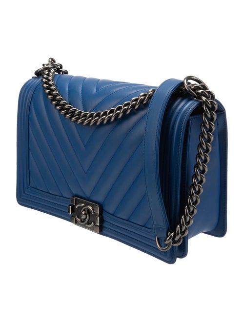 Chanel Large Chevron Boy Bag