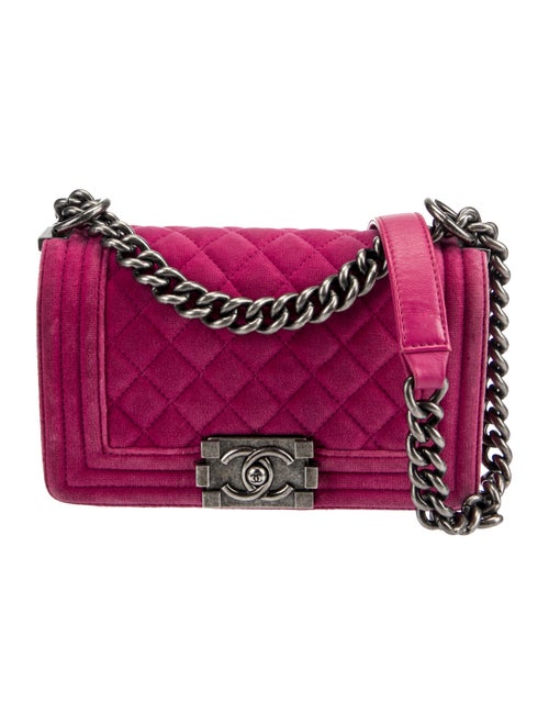 Chanel Small Velvet Boy Bag