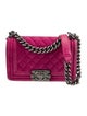 Chanel Small Velvet Boy Bag