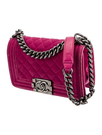 Chanel Small Velvet Boy Bag