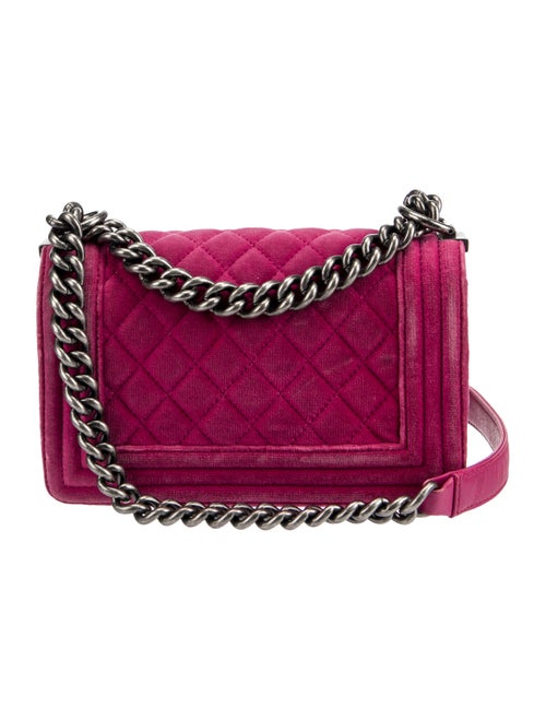 Chanel Small Velvet Boy Bag
