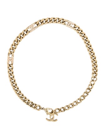 Chanel 2022 Enamel CC Choker Necklace