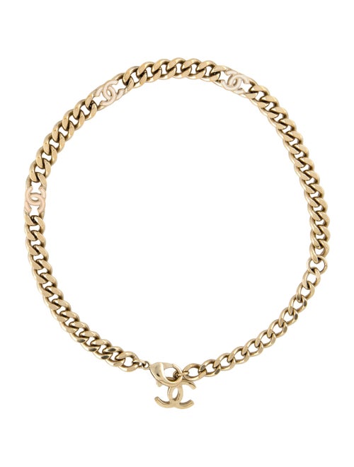Chanel 2022 Enamel CC Choker Necklace