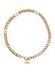 Chanel 2022 Enamel CC Choker Necklace