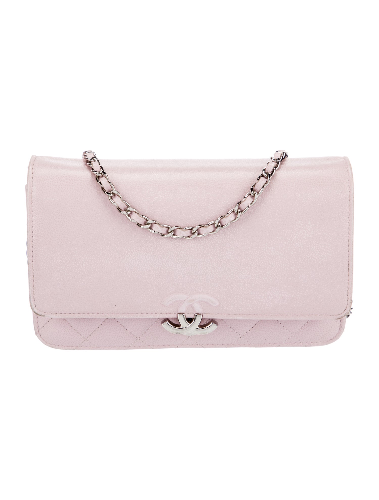 Chanel CC Box Wallet On Chain - Pink Crossbody Bags, Handbags ...