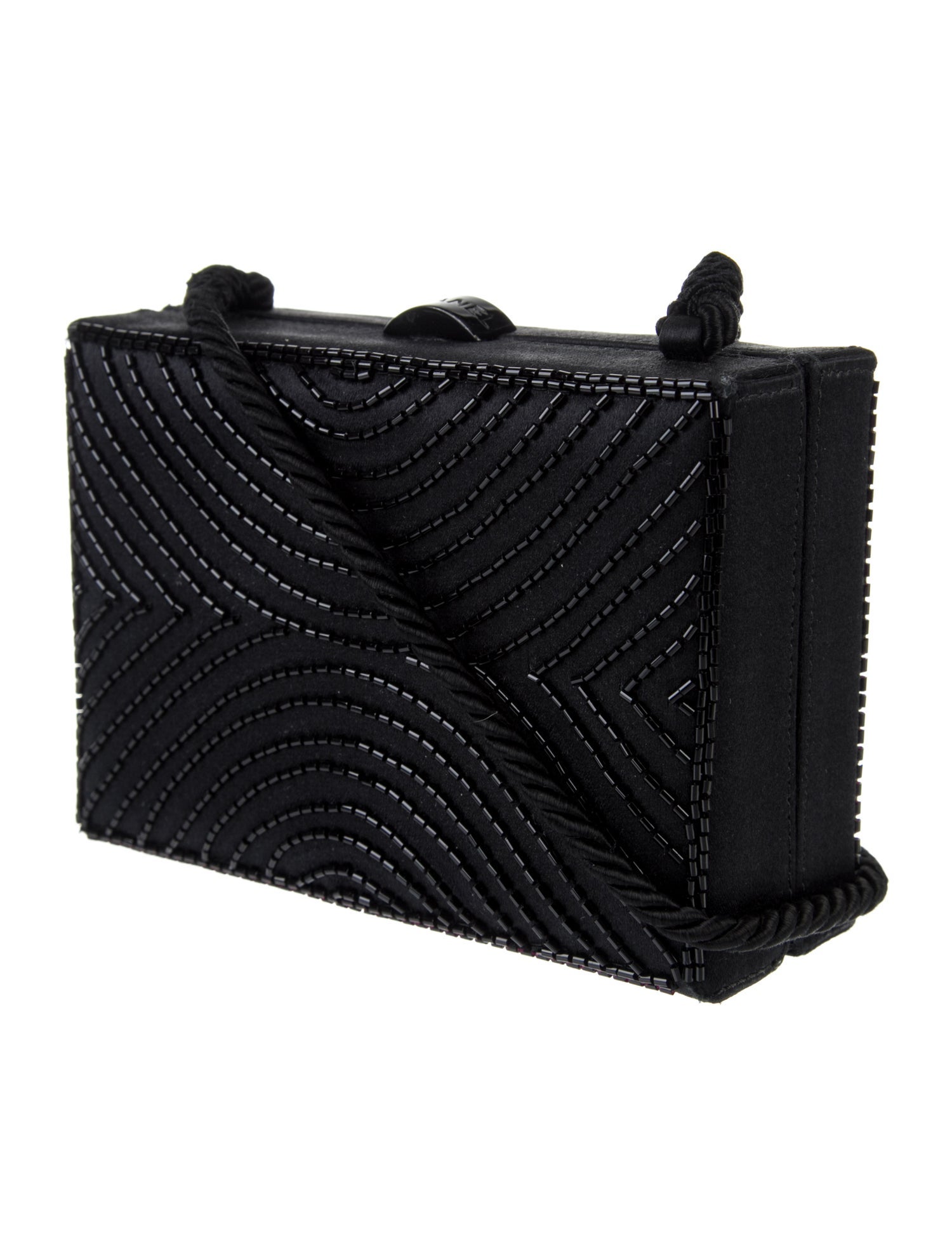 Chanel Satin Beaded Evening Bag