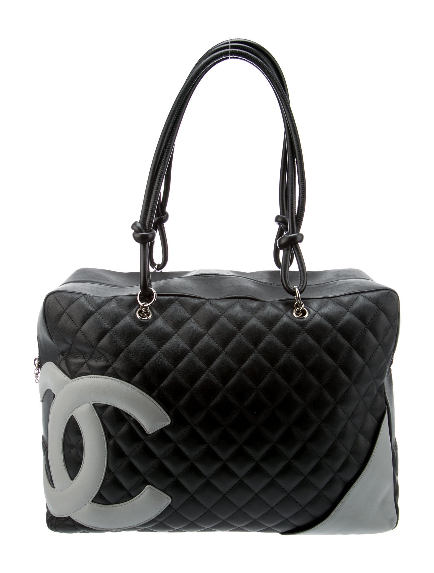 Chanel Large Ligne Cambon Bowling Bag Black Shoulder Bags, Handbags