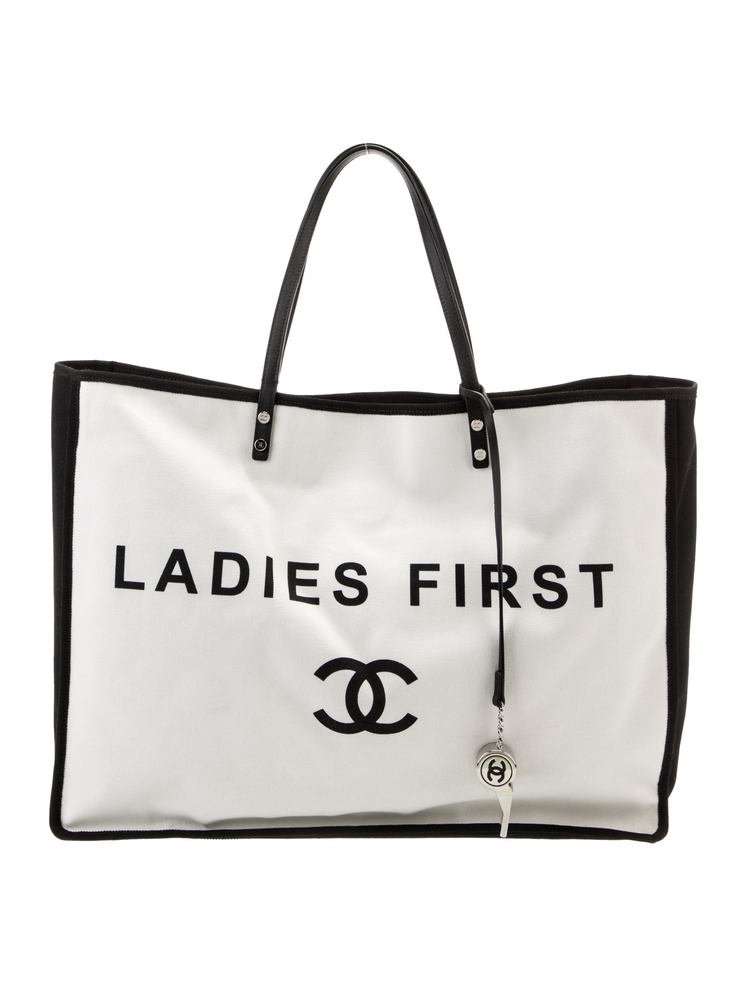 Chanel Let's Demonstrate Whistle Tote Black Totes, Handbags