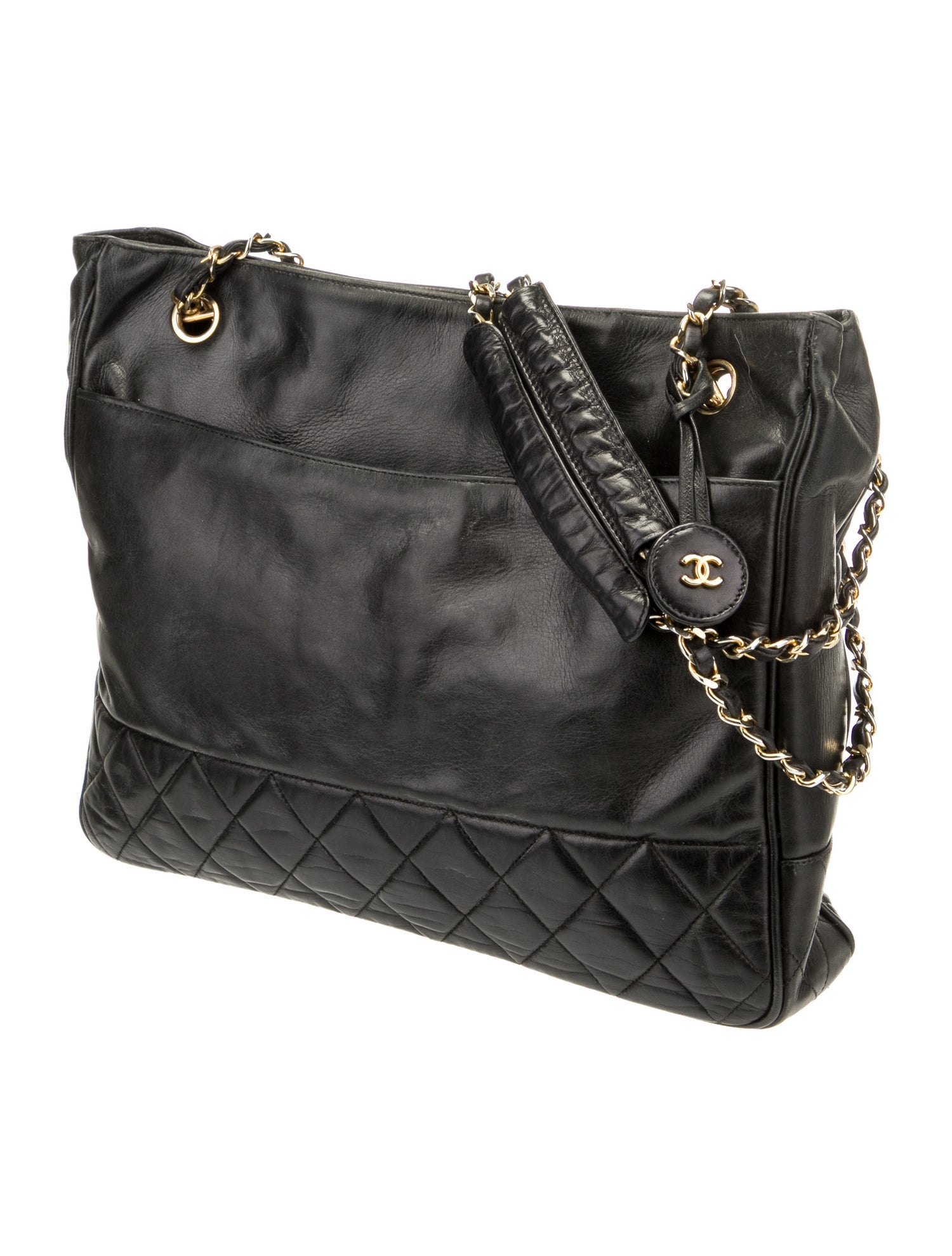 Chanel Quilted Chain Tote