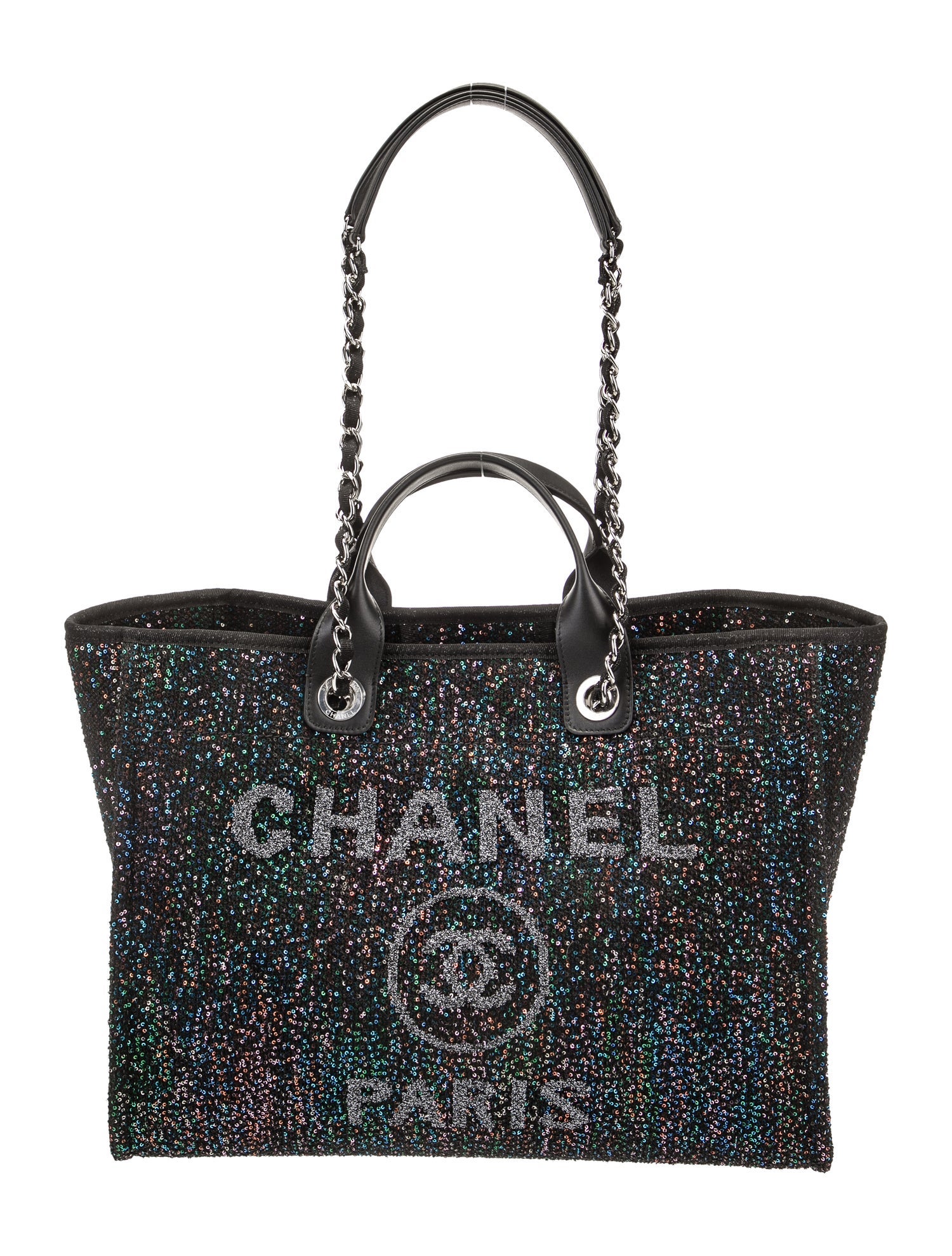 Chanel Medium Sequin Deauville Tote