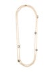 Chanel Faux Pearl & Strass CC Station Beaded Necklace