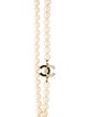 Chanel Faux Pearl & Strass CC Station Beaded Necklace