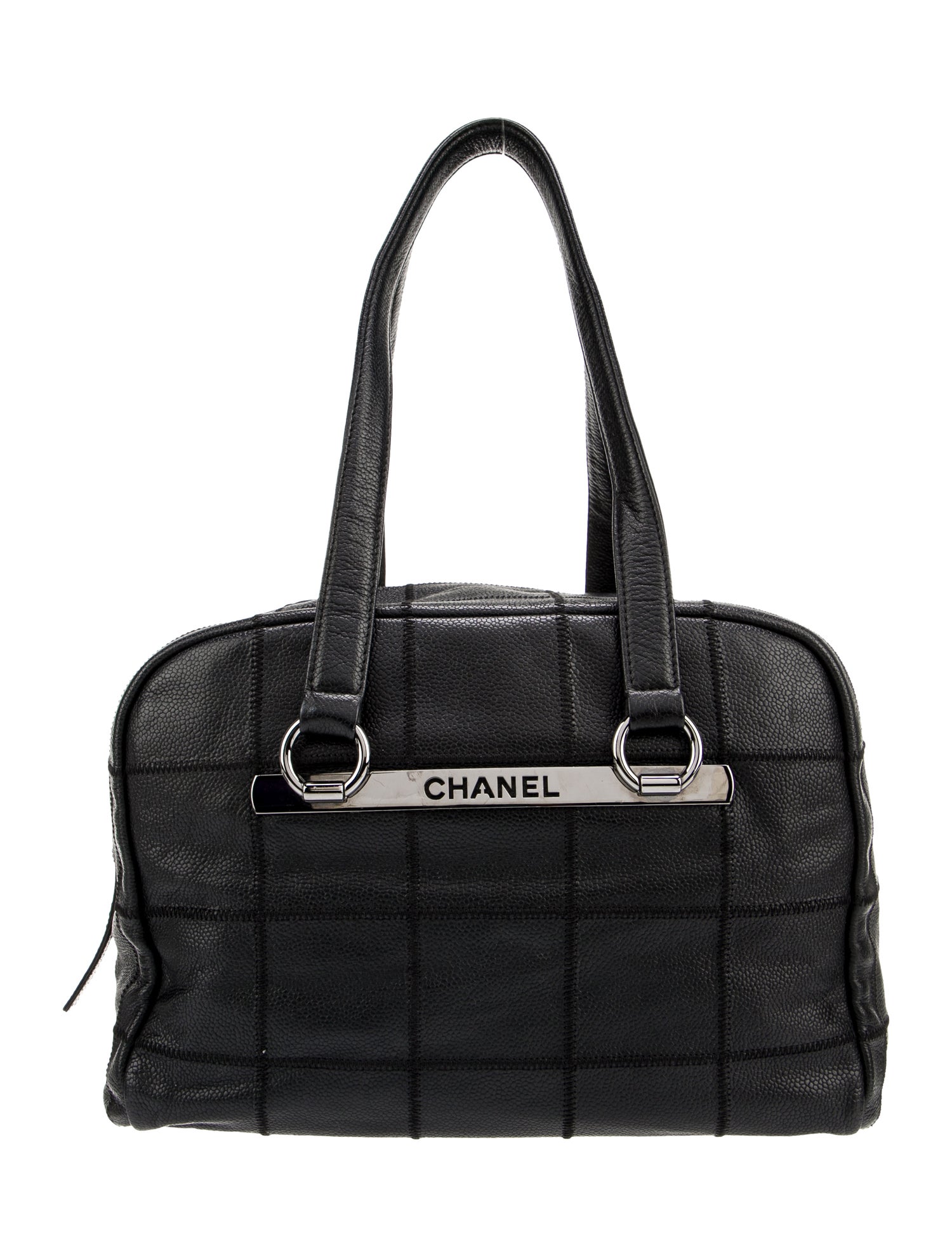 Chanel Square Quilt LAX Bowler Bag
