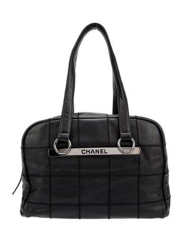 Chanel Shoulder Bags Square Quilt LAX Bowler Bag