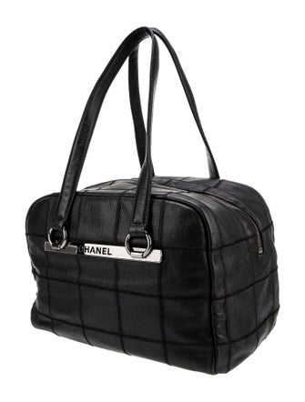 Chanel Square Quilt LAX Bowler Bag