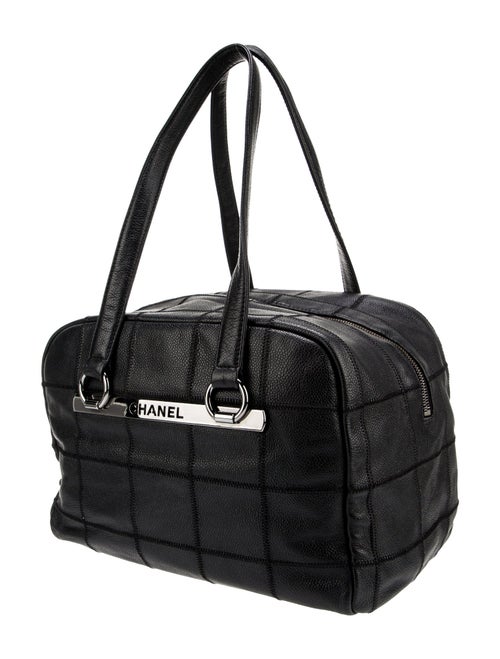 Chanel Square Quilt LAX Bowler Bag